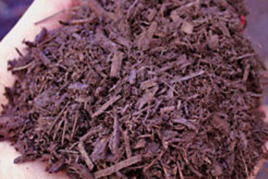 Double Ground Dark Brown Mulch